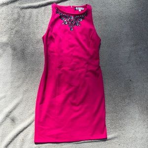 Pink cocktail dress